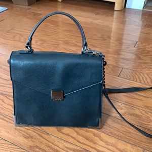 Black structured aldo handbag